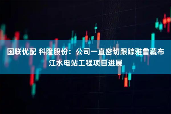 国联优配 科隆股份：公司一直密切跟踪雅鲁藏布江水电站工程项目进展